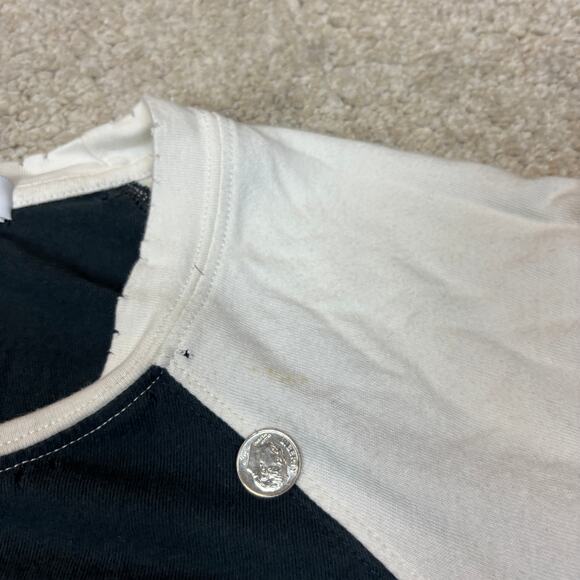 Daydreamer Ozzy Ozbourne Cropped Baseball Shirt Retro Punk Emo - Picture 8 of 10